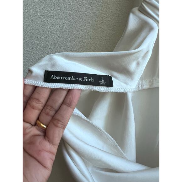 Abercrombie & Fitch Cream Maxi Dress - Picture 10 of 12